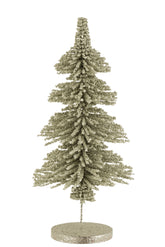 Weihnachtsbaum Deko Plastikkugeln Glitter Hellgrün Groß